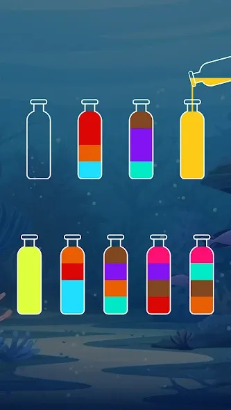 SortPuz™: Water Sort Puzzle (СортПаз) [МОД: Бесконечные деньги, Монеты и Мега MOD] Screenshot 3