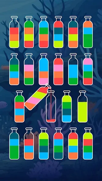 SortPuz™: Water Sort Puzzle (СортПаз) [МОД: Бесконечные деньги, Монеты и Мега MOD] Screenshot 4