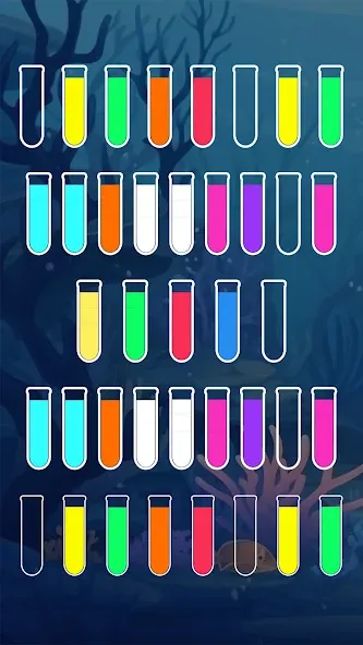 SortPuz™: Water Sort Puzzle (СортПаз) [МОД: Бесконечные деньги, Монеты и Мега MOD] Screenshot 5