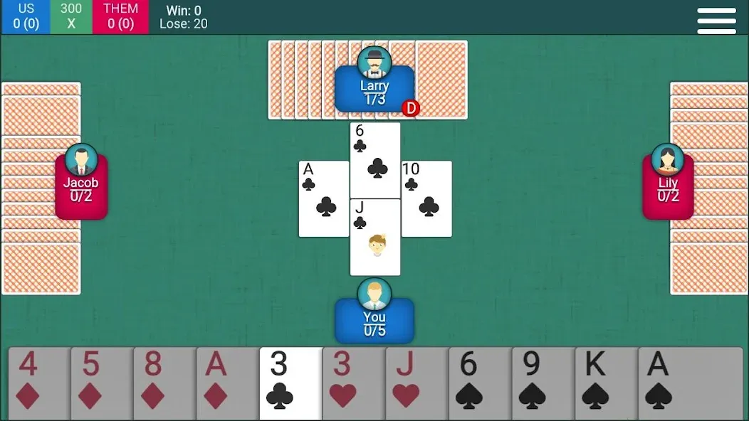 Spades Card Game (Спейдс Карточная Игра) [МОД: Меню, Бесконечные монеты и Открытые уровни] Screenshot 2