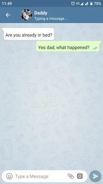Fake Chat Messenger — TeleFake [МОД: Меню, Бесконечные монеты и Открытые уровни] Screenshot 2