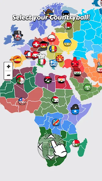 Country Balls: World War (Кантри Болс) [МОД: Много денег, Монет и Все открыто] Screenshot 1
