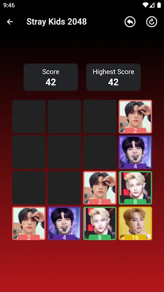 Stray Kids 2048 Game (Стрей Кидз 2048 игра) [МОД: Много денег, Монет и Все открыто] Screenshot 3
