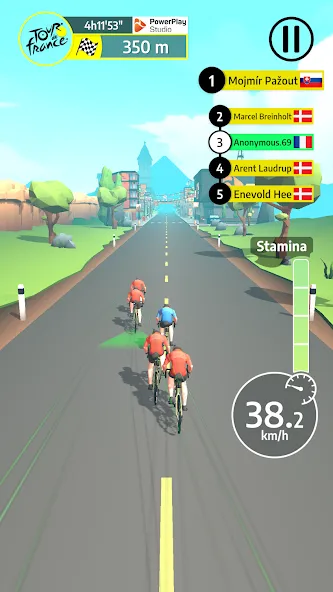 Tour de France Cycling Legends (Циклинг Легенды) [МОД: Все открыто, Дополнительные деньги и Меню MOD] Screenshot 1