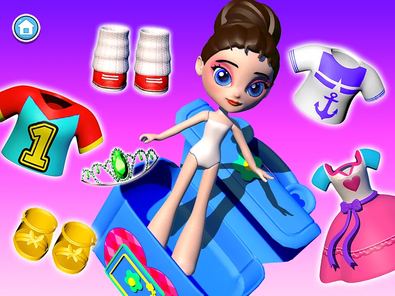 Doll Unbox! Fun Unboxing Games [МОД: Много монет, Открытые уровни и Мега MOD] Screenshot 2
