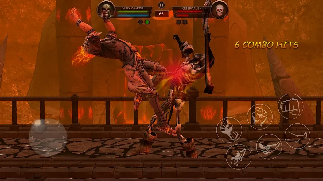Ghost Fight 2 - Fighting Games [МОД: Много монет, Открытые уровни и Мега MOD] Screenshot 1