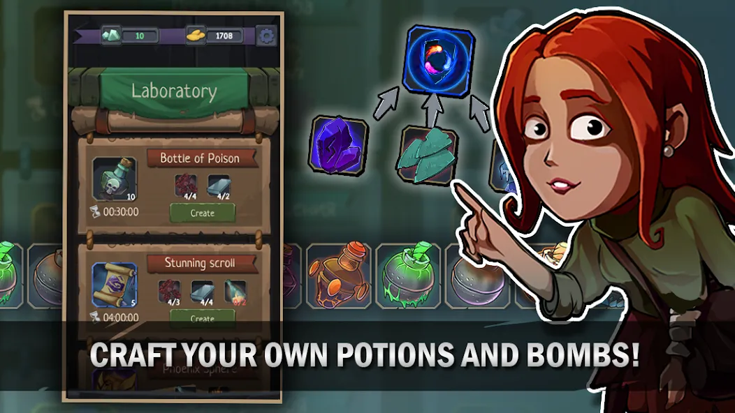 Order of Fate - Roguelike RPG (Орден Фатум) [МОД: Меню, Бесконечные монеты и Открытые уровни] Screenshot 3