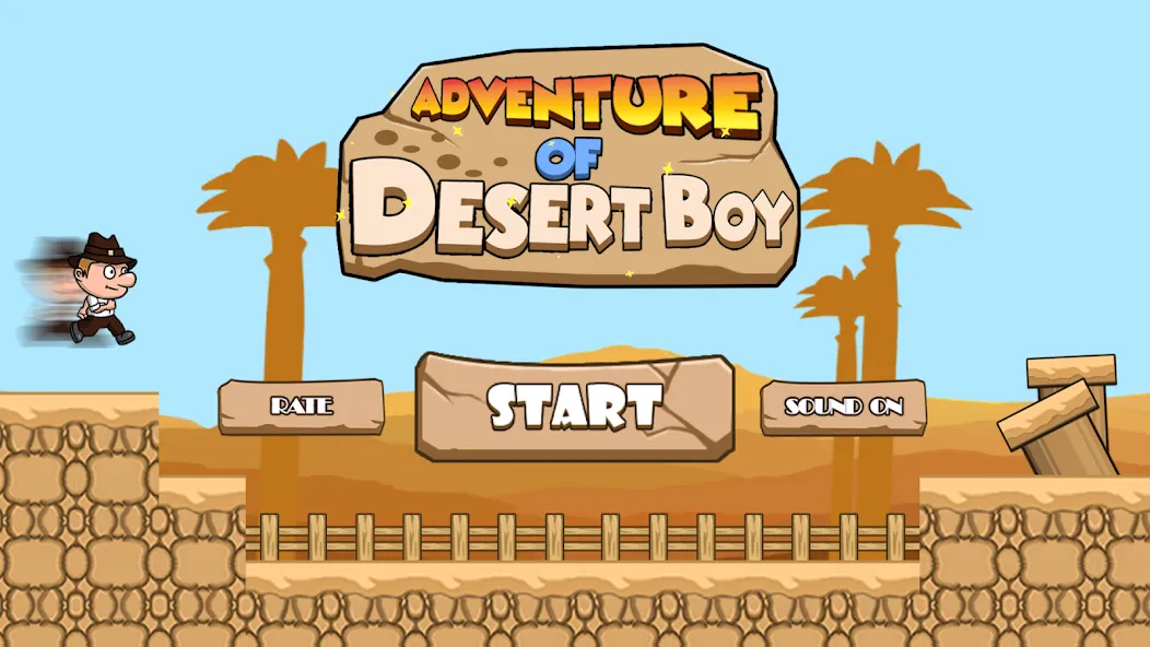 Ted Adventure of Desert Boy (Тед Приключения Пустынного Мальчика) [МОД: Бесконечные деньги, Монеты и Мега MOD] Screenshot 2
