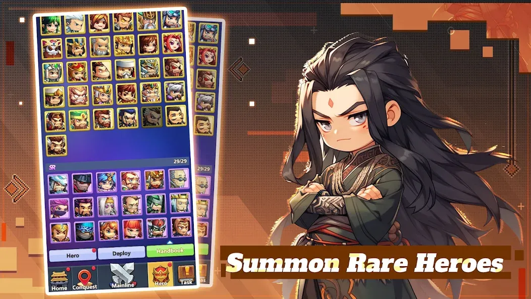 Mini Heroes: Summoners War (Мини Герои) [МОД: Деньги, Монеты и Меню MOD] Screenshot 2