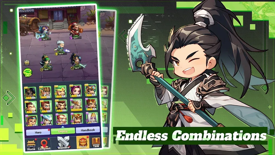 Mini Heroes: Summoners War (Мини Герои) [МОД: Деньги, Монеты и Меню MOD] Screenshot 3