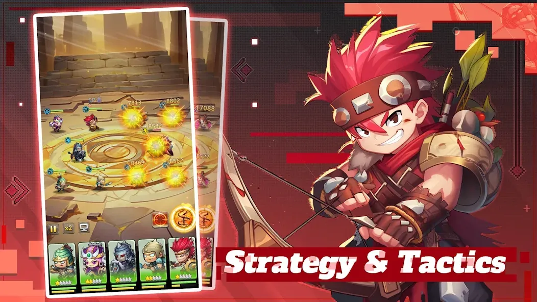 Mini Heroes: Summoners War (Мини Герои) [МОД: Деньги, Монеты и Меню MOD] Screenshot 4