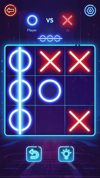 OX Game - XOXO · Tic Tac Toe [МОД: Все открыто, Дополнительные деньги и Меню MOD] Screenshot 1