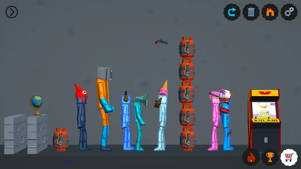 Playground 3D [МОД: Все открыто, Дополнительные деньги и Меню MOD] Screenshot 4
