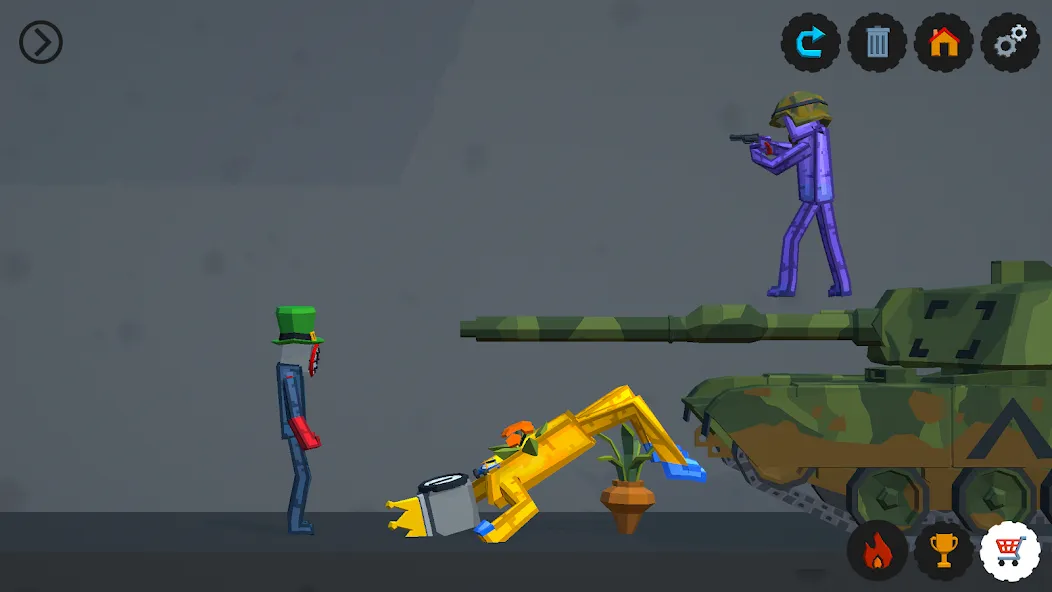 Playground 3D [МОД: Все открыто, Дополнительные деньги и Меню MOD] Screenshot 5