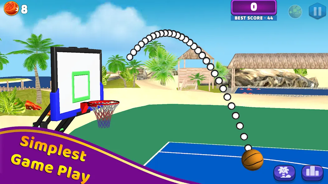 Shoot Challenge Basketball (Шут Челлендж Баскетбол) [МОД: Много денег, Монет и Все открыто] Screenshot 1