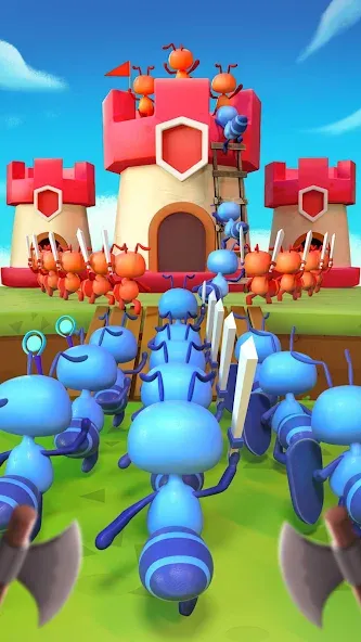 Ant Fight: Conquer the Tower [МОД: Много монет, Открытые уровни и Мега MOD] Screenshot 1