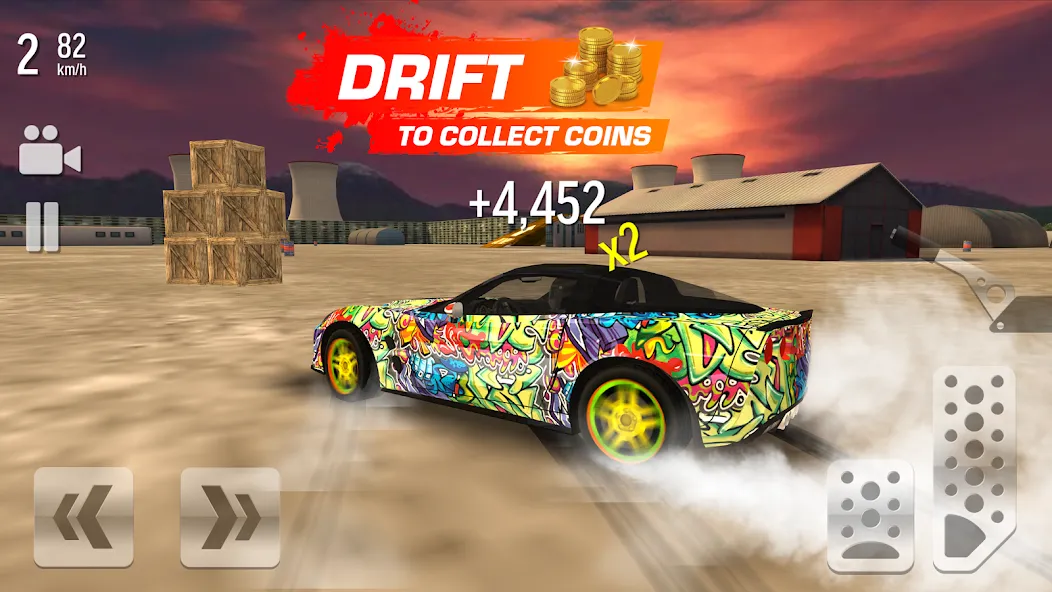 Drift Max - Car Racing (Дрифт Макс) [МОД: Все открыто, Дополнительные деньги и Меню MOD] Screenshot 1