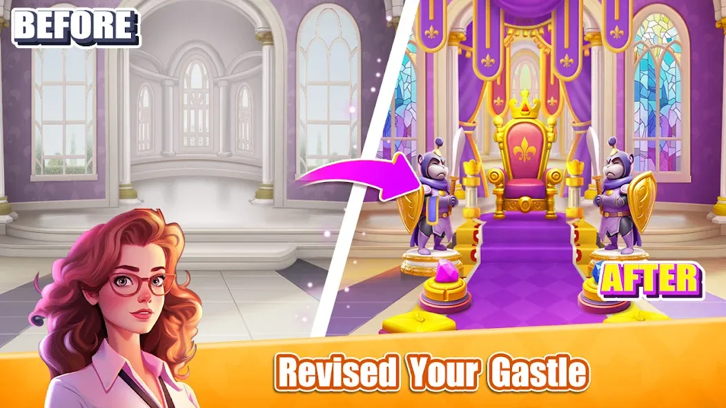 Solitarie TriPeaks  K (солитарий) [МОД: Все открыто, Дополнительные деньги и Меню MOD] Screenshot 1