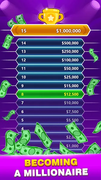 Trivia Master - Word Quiz Game (ТРИВИЯ Мастер) [МОД: Много денег, Монет и Все открыто] Screenshot 2