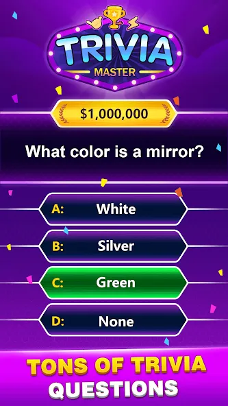 Trivia Master - Word Quiz Game (ТРИВИЯ Мастер) [МОД: Много денег, Монет и Все открыто] Screenshot 4