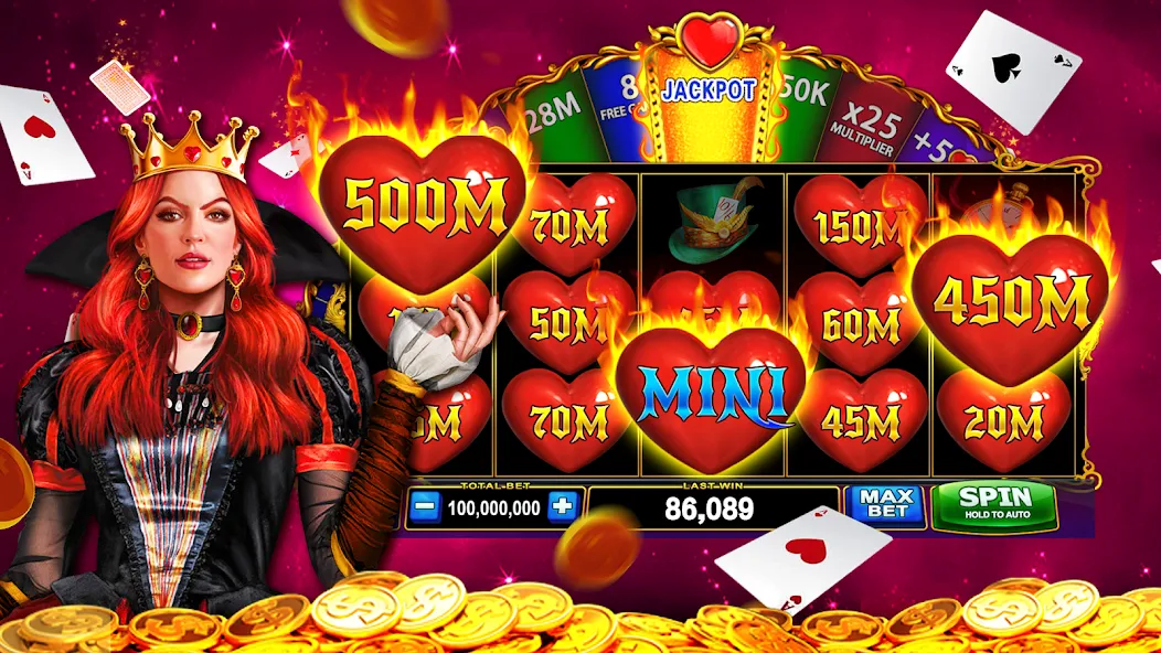 Grand Jackpot Slots - Casino (Гранд Джекпот Слот игры) [МОД: Много монет, Открытые уровни и Мега MOD] Screenshot 1