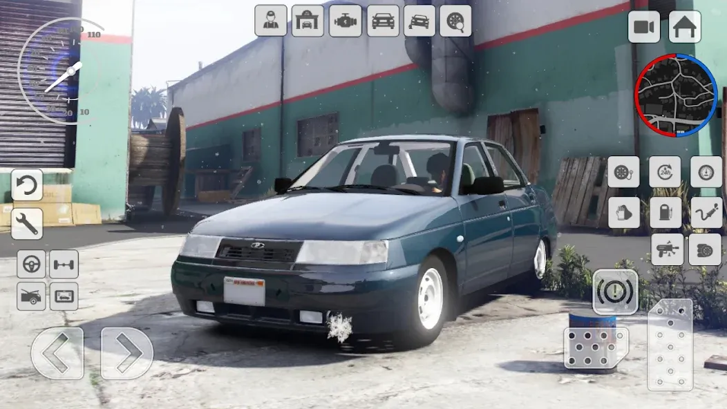 Drift 2110: Russian Tuning VAZ [МОД: Бесконечные деньги, Монеты и Мега MOD] Screenshot 4