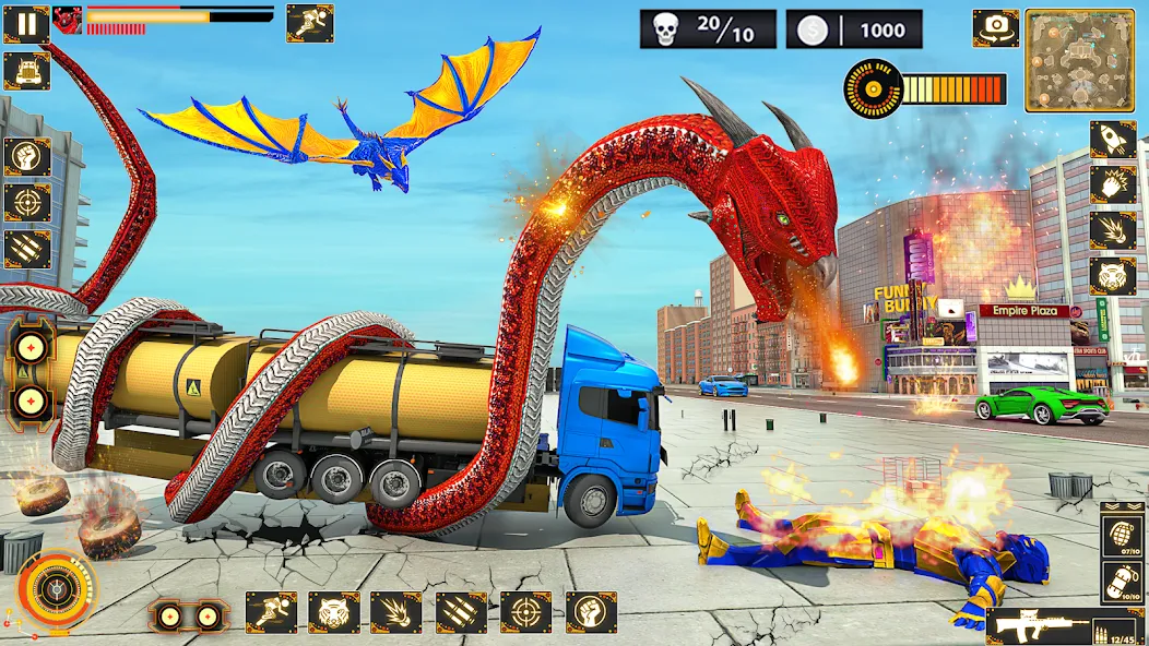 Snake Car Robot Transformation (Снейк Кар Робот Трансформейшн) [МОД: Деньги, Монеты и Меню MOD] Screenshot 1