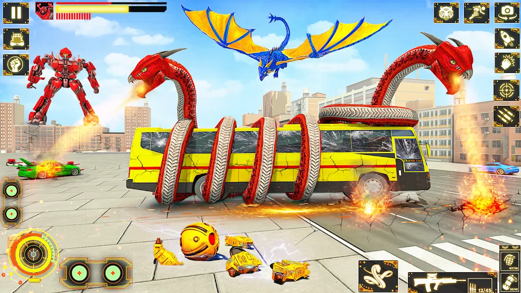 Snake Car Robot Transformation (Снейк Кар Робот Трансформейшн) [МОД: Деньги, Монеты и Меню MOD] Screenshot 3