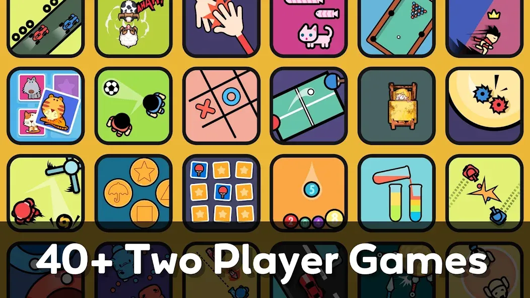 Two Player Games: 2 Player Joy [МОД: Много денег, Монет и Все открыто] Screenshot 1