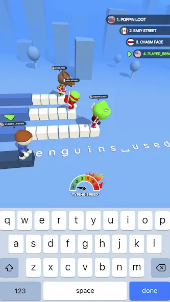 Type Sprint: Typing Games (Тайп Спринт) [МОД: Много монет, Открытые уровни и Мега MOD] Screenshot 1