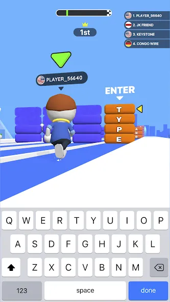 Type Sprint: Typing Games (Тайп Спринт) [МОД: Много монет, Открытые уровни и Мега MOD] Screenshot 3