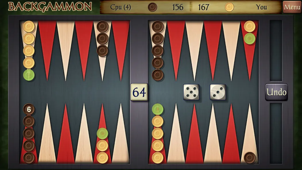 Backgammon (Бэкгаммон) [МОД: Меню, Бесконечные монеты и Открытые уровни] Screenshot 2