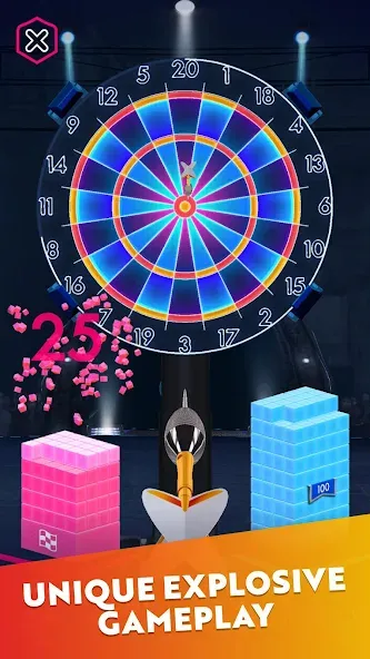 Darts of Fury (Дартс оф Фьюри) [МОД: Бесконечные деньги, Монеты и Мега MOD] Screenshot 2