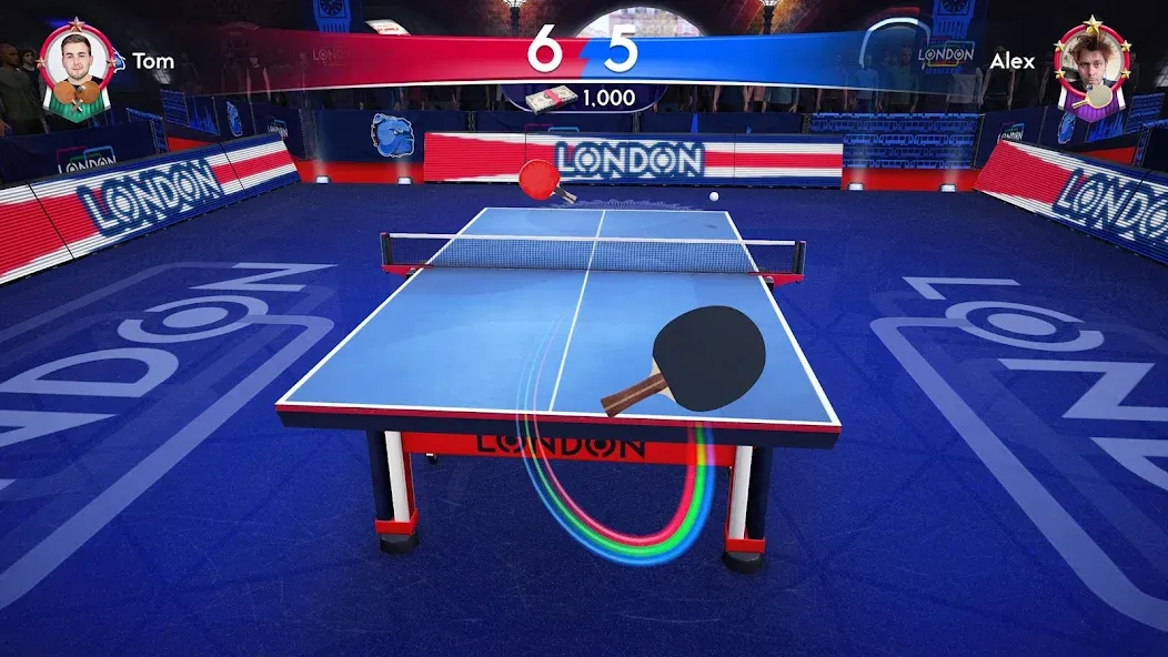 Ping Pong Fury (Пингпонг Фьюри) [МОД: Много денег, Монет и Все открыто] Screenshot 1
