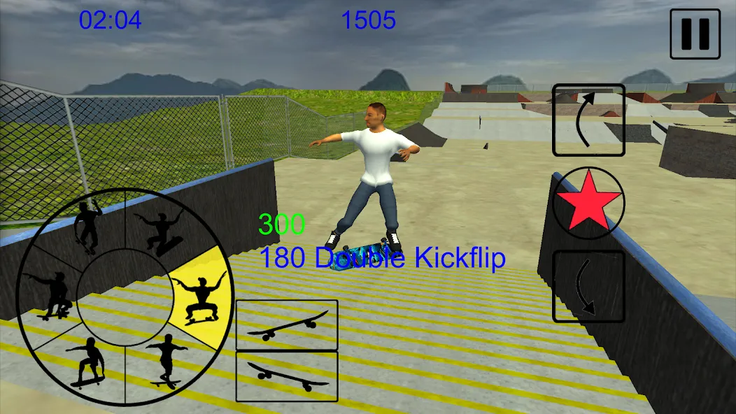 Skating Freestyle Extreme 3D (Скейтбординг Фристайл Экстрим 3D) [МОД: Меню, Бесконечные монеты и Открытые уровни] Screenshot 1