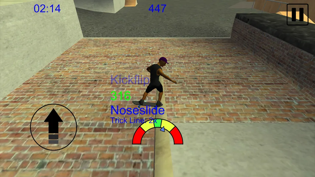 Skating Freestyle Extreme 3D (Скейтбординг Фристайл Экстрим 3D) [МОД: Меню, Бесконечные монеты и Открытые уровни] Screenshot 2