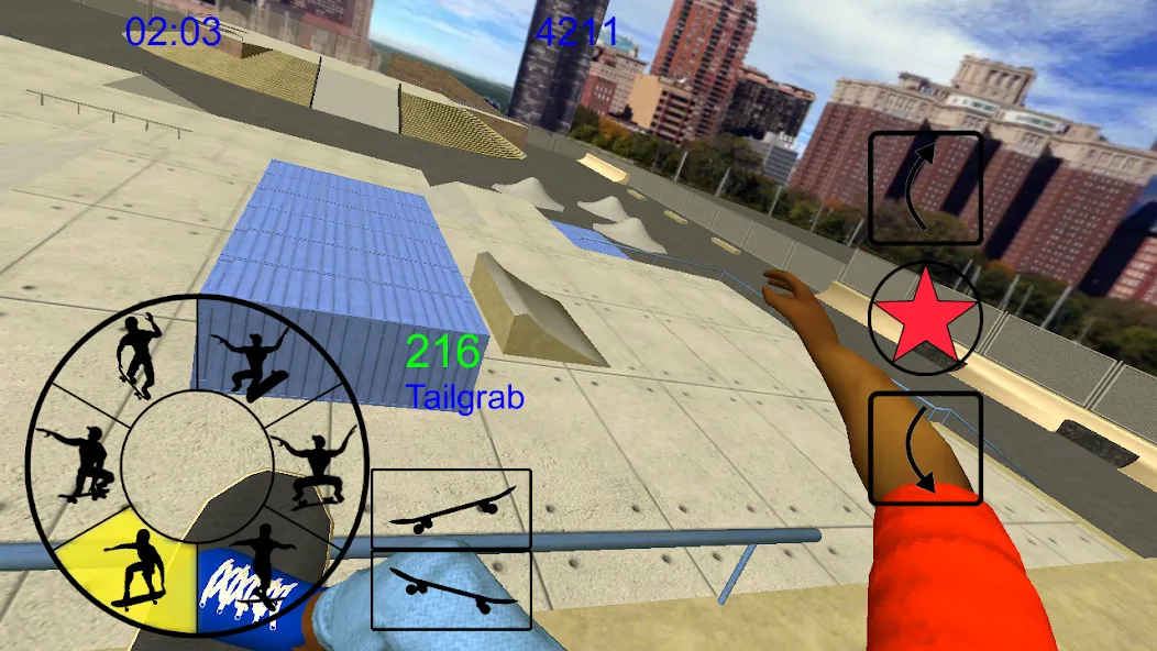 Skating Freestyle Extreme 3D (Скейтбординг Фристайл Экстрим 3D) [МОД: Меню, Бесконечные монеты и Открытые уровни] Screenshot 3