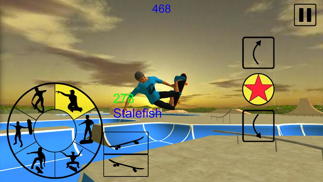 Skating Freestyle Extreme 3D (Скейтбординг Фристайл Экстрим 3D) [МОД: Меню, Бесконечные монеты и Открытые уровни] Screenshot 4