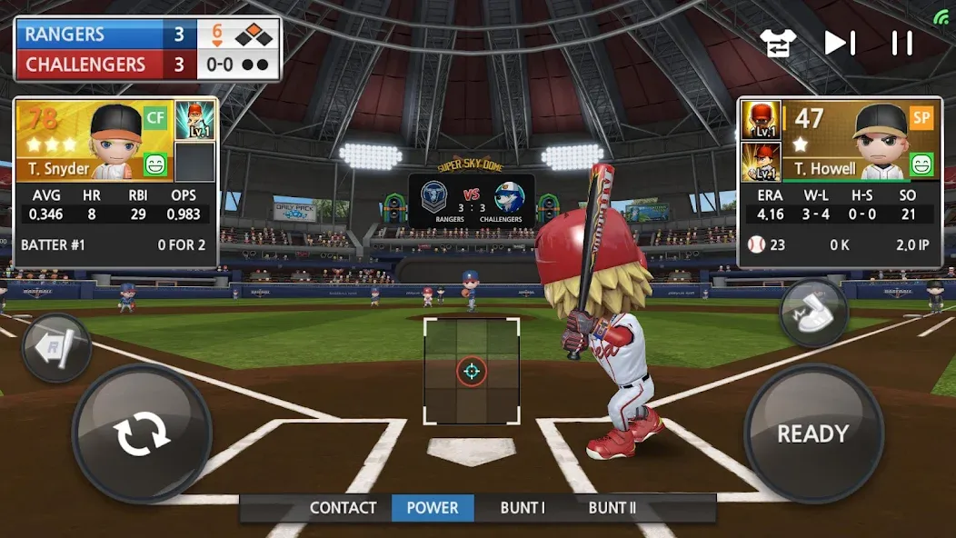 BASEBALL 9 (БЕЙСБОЛ 9) [МОД: Много денег, Монет и Все открыто] Screenshot 1
