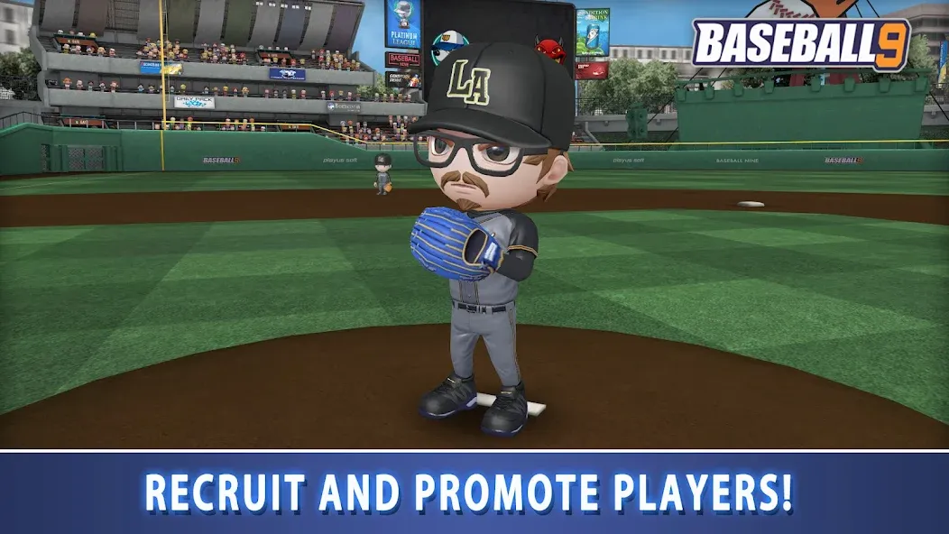 BASEBALL 9 (БЕЙСБОЛ 9) [МОД: Много денег, Монет и Все открыто] Screenshot 5