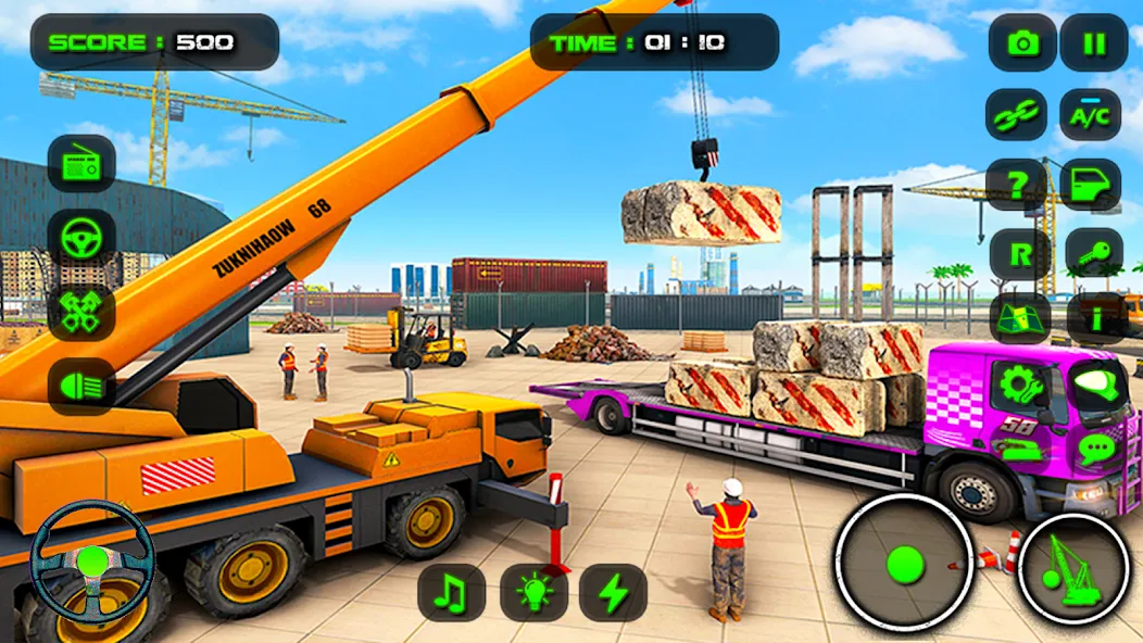 City Construction: Sand Games [МОД: Меню, Бесконечные монеты и Открытые уровни] Screenshot 4