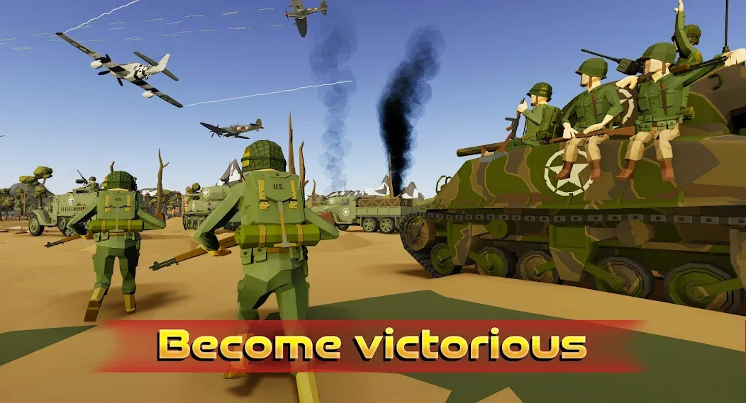 World War (Всемирная война) [МОД: Все открыто, Дополнительные деньги и Меню MOD] Screenshot 1