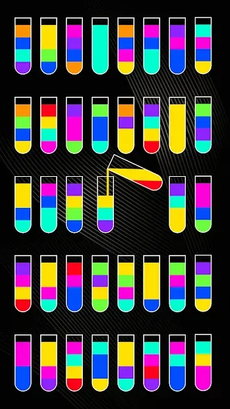 SortPuz 3D: Water Color Sort (СортПаз 3Д) [МОД: Много монет, Открытые уровни и Мега MOD] Screenshot 1