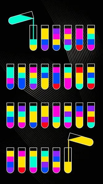 SortPuz 3D: Water Color Sort (СортПаз 3Д) [МОД: Много монет, Открытые уровни и Мега MOD] Screenshot 3