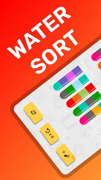 Water Sort Puzzle Color Game [МОД: Много монет, Открытые уровни и Мега MOD] Screenshot 1