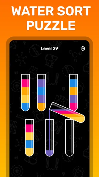 Water Sort Puzzle Color Game [МОД: Много монет, Открытые уровни и Мега MOD] Screenshot 3