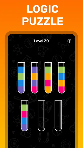 Water Sort Puzzle Color Game [МОД: Много монет, Открытые уровни и Мега MOD] Screenshot 4