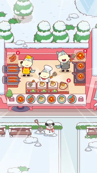Wolfoo Snack Bar, Restaurant [МОД: Много монет, Открытые уровни и Мега MOD] Screenshot 3
