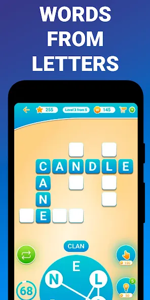 Words from word: Crosswords [МОД: Много денег, Монет и Все открыто] Screenshot 4