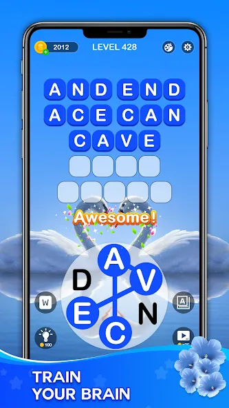 Word Connect - Train Brain (Ворд Коннект) [МОД: Бесконечные деньги, Монеты и Мега MOD] Screenshot 2